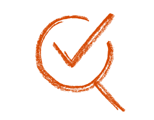 Check Magnifying Glass Icon